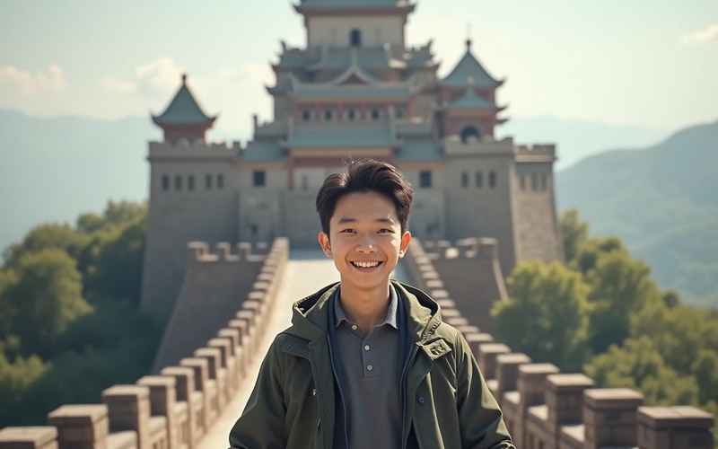 潘某去某地旅游,風景如畫 潘某去某地旅游,風景如畫