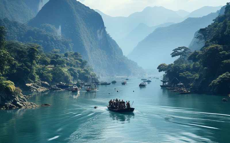 壮丽山水三峡，人迹罕至的诗意之地，秘境秘境