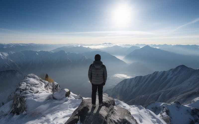 凈空絕景，步入天堂山