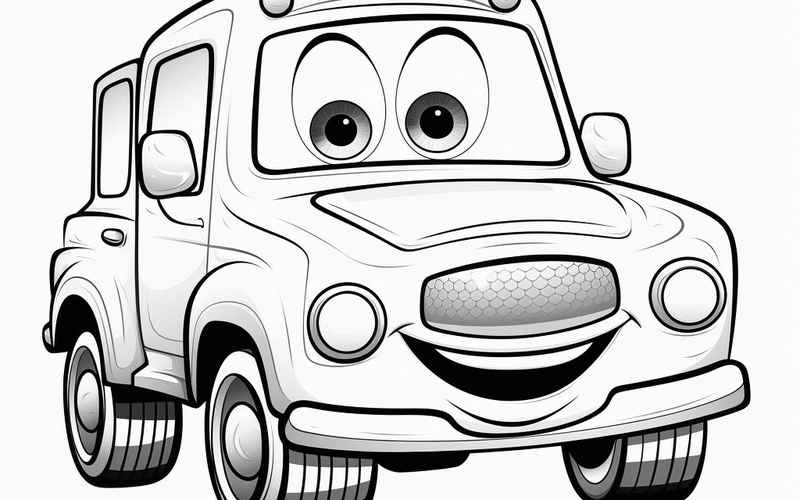 簡單畫汽車—簡單畫汽車步驟