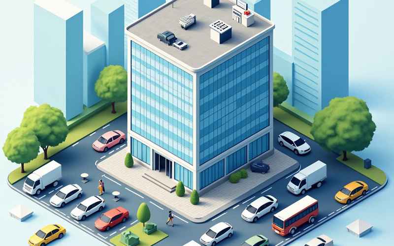 汽車與建筑—汽車與建筑間距圖示