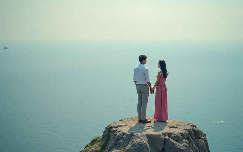 大鹿岛自然风光奇观栖霞岭旅途留下心情