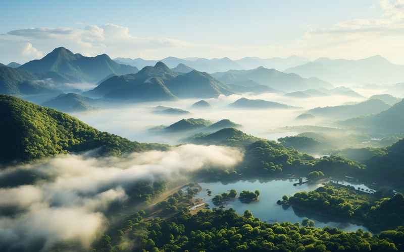 天臺山風景如畫