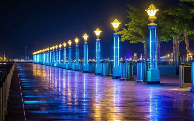 城陽浪漫夜景圖 城陽浪漫夜景圖