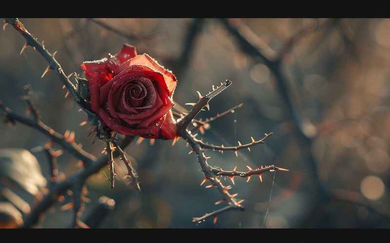 血色荆棘，绽于寂静时