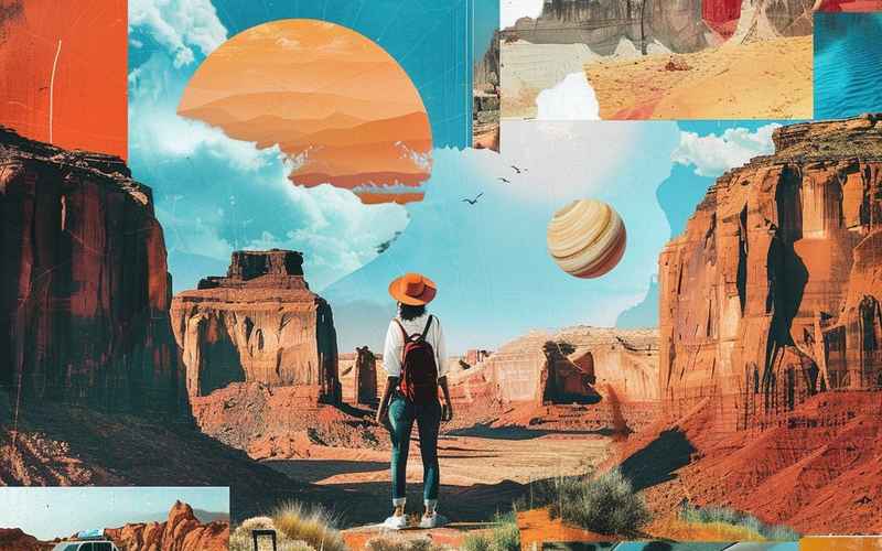 旅游图片设计创意搭配，感受新体验