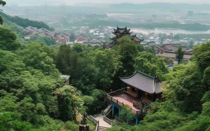 蘇州東山古寺山頂景色