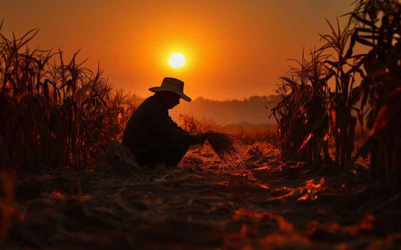 秋野金黄高粱熟,大地恩情似水流 秋野金黄高粱熟,大地恩情似水流