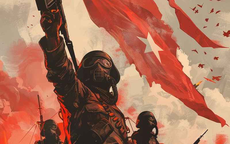 热血铸荣耀 橙红岁月映照峥嵘英雄路