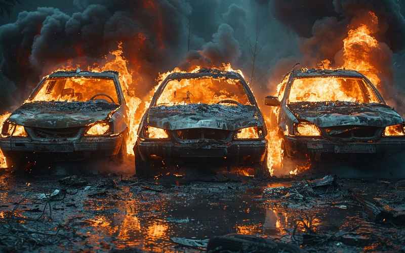 烧毁的汽车 烧毁的汽车怎么处理