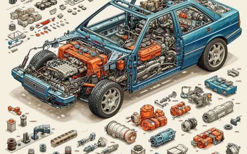 汽车配件图纸怎么看(汽车配件图纸平面图)