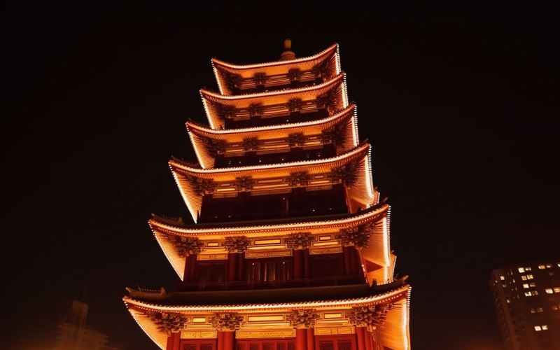 滕王閣下夜景欣賞·尋味南昌一日游