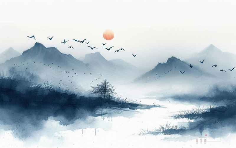 水墨浮沉一夢間