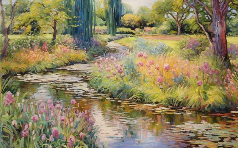 《河景锦绣，步履悠然》