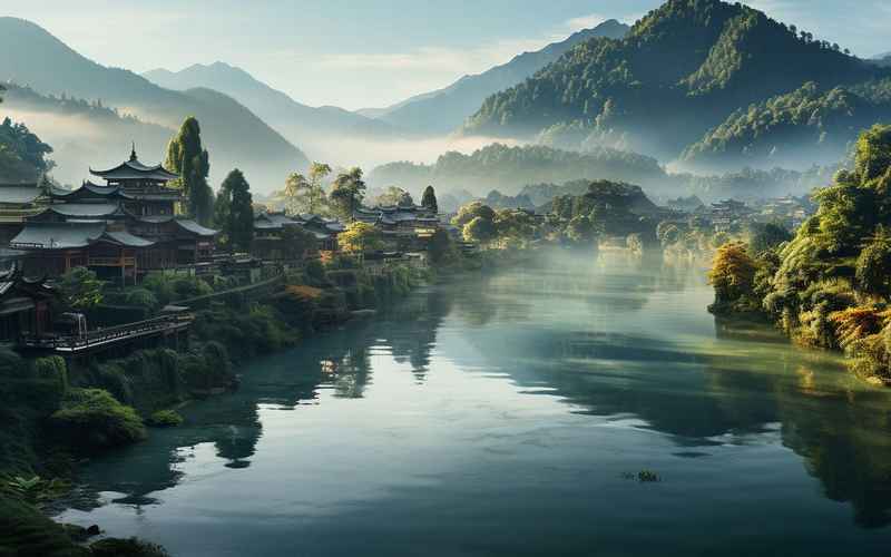 贵州水城故事山水画卷