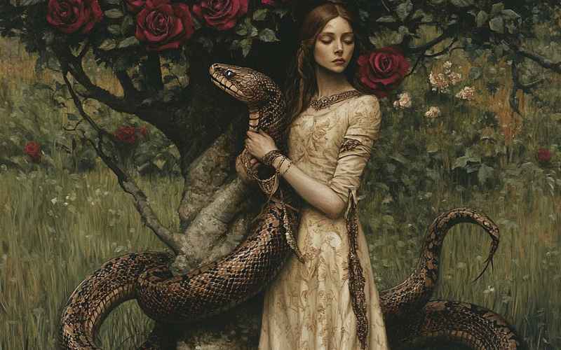 血色綻放：她與玫瑰共生的宿命