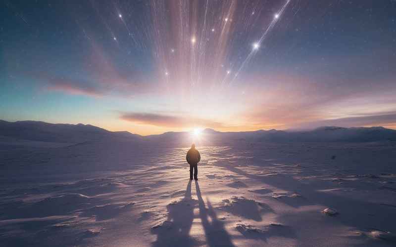 《朝雪之诗：冰原与星轨的十二日变奏》