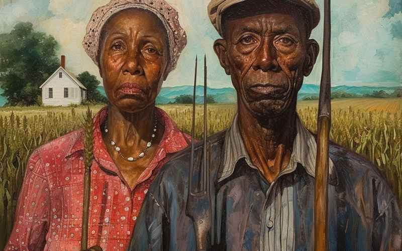 《天伦深韵：家园血脉中无私付出的画卷》