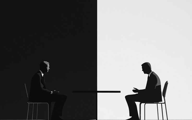 《無聲之辯·黑白間的行者》