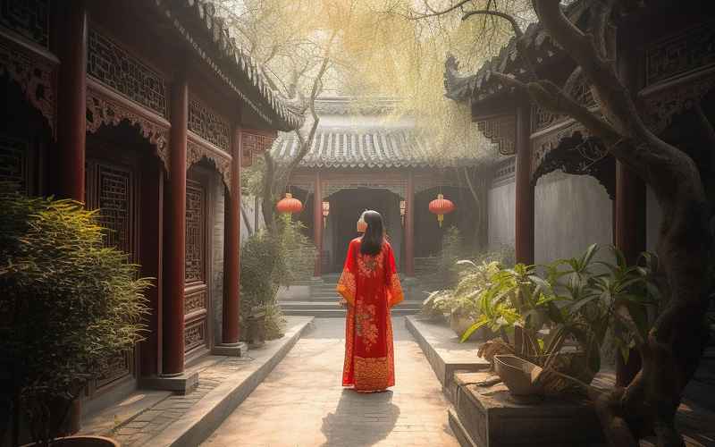 霧起情殤，園中人影重