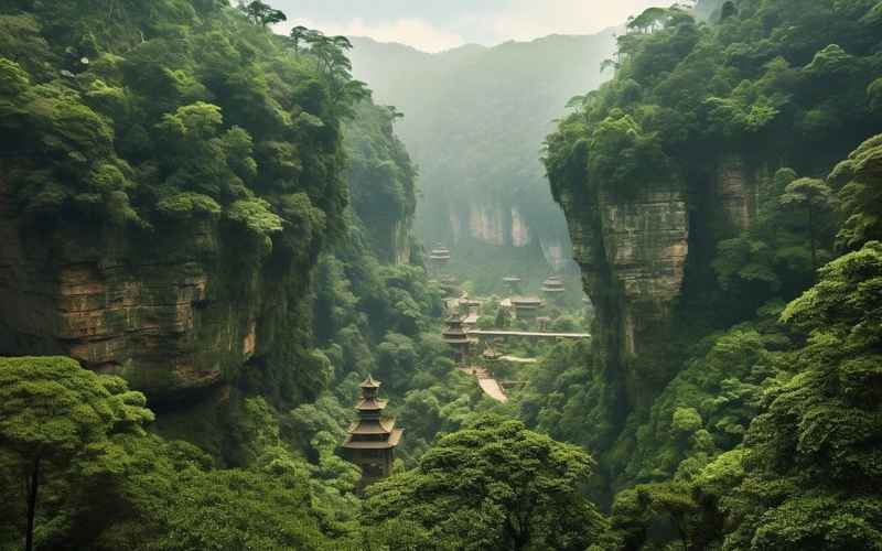 風景區景點，自然與歷史交匯，奇妙風景