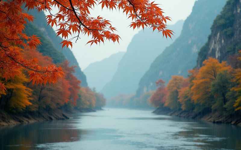 秋色正濃，邂逅山水風景名勝地