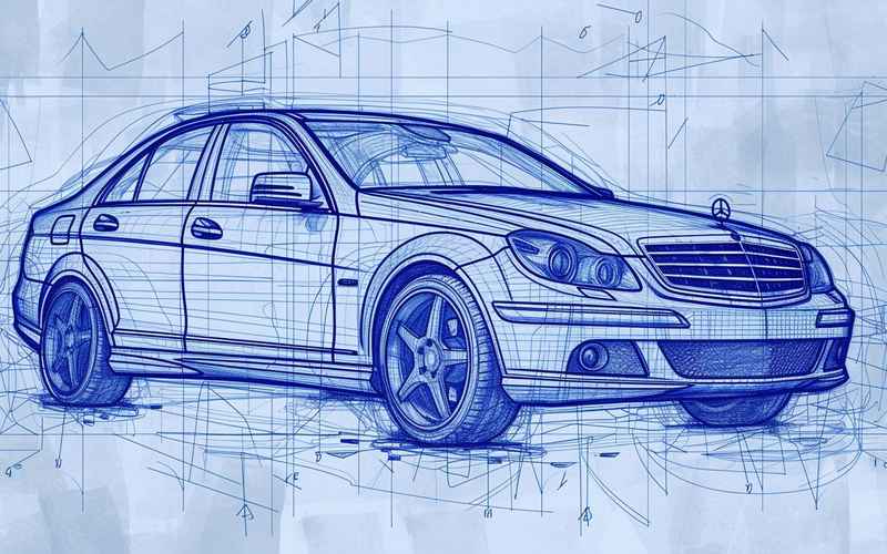 汽车剖面图—汽车剖面图简笔画