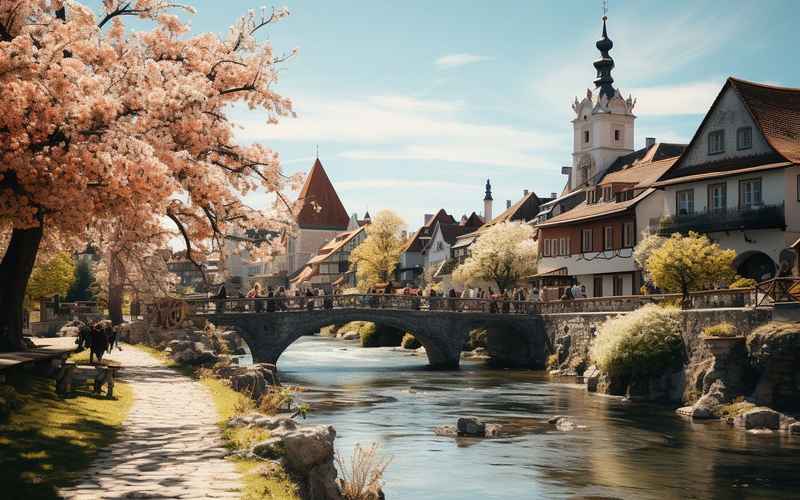 风景秀丽的历史名镇