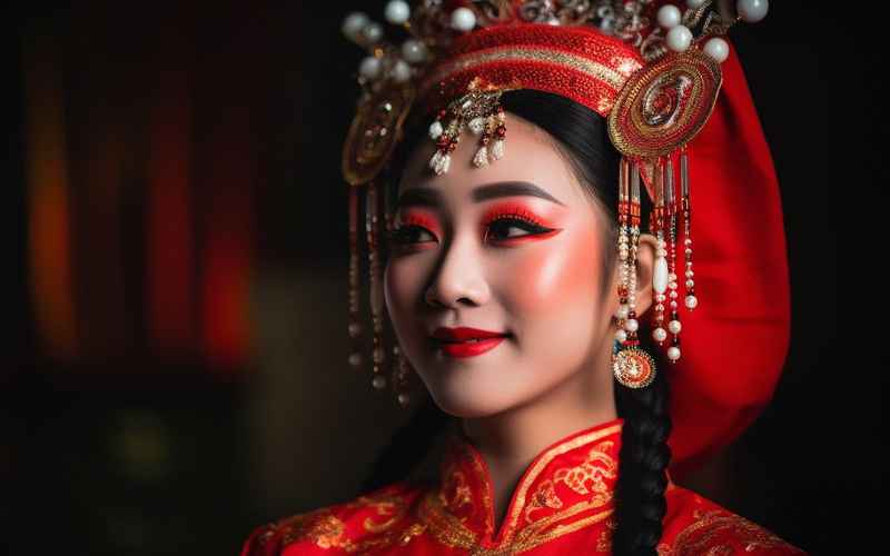 红妆锁千秋，百年夜新娘