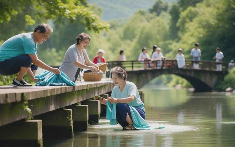 山水畫里化溪頭村