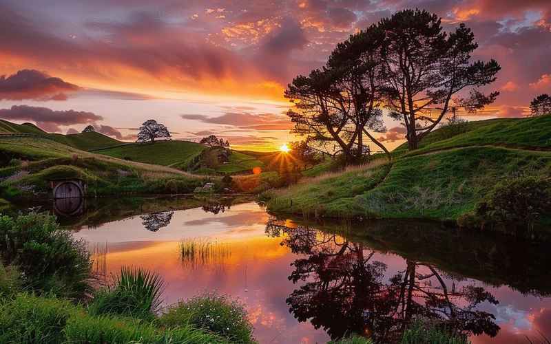 新西兰奇妙风光，绝美景色，探秘旅行指南