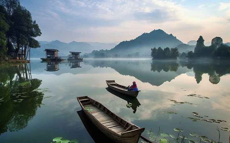 仙源湖风光绝美 仙源湖风光绝美