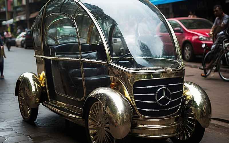 世界最小的汽車、世界最小汽車 車身就是衣服