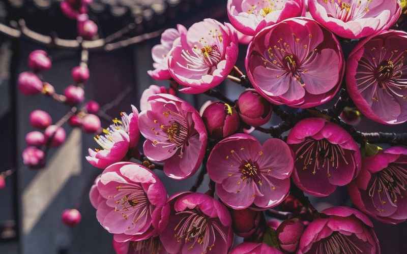 《红梅绽放，岁月留香》