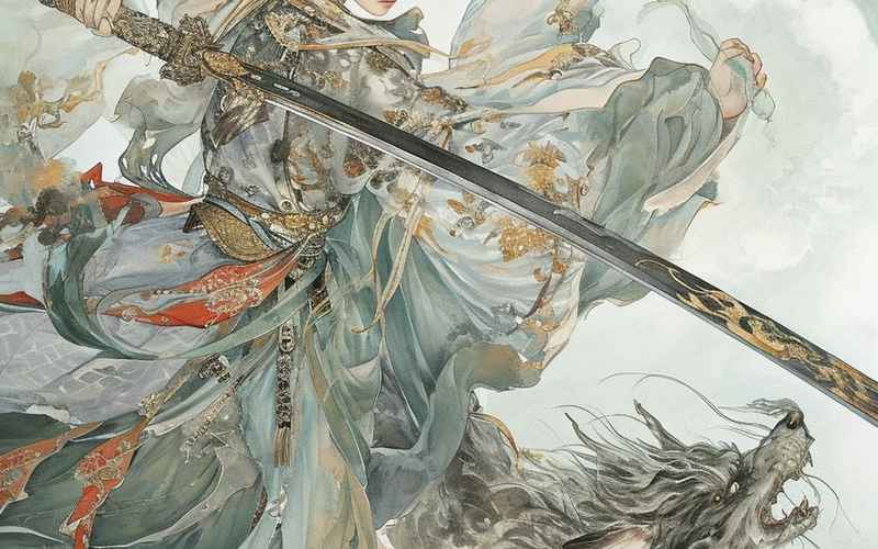 月落星沉剑啸寒霜