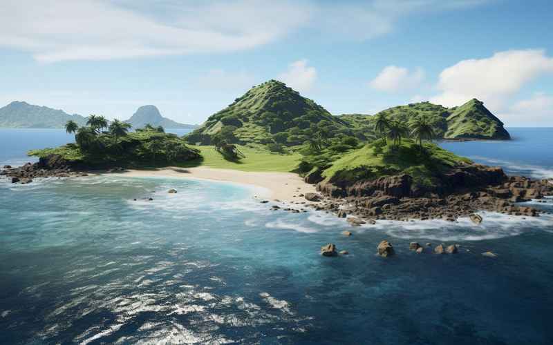 海島風景，一鍵預訂