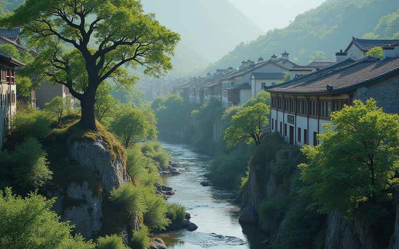 朝陽溝風景與歷史