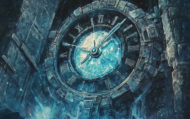 流沙镇的预言：破碎日历与永夜钟声