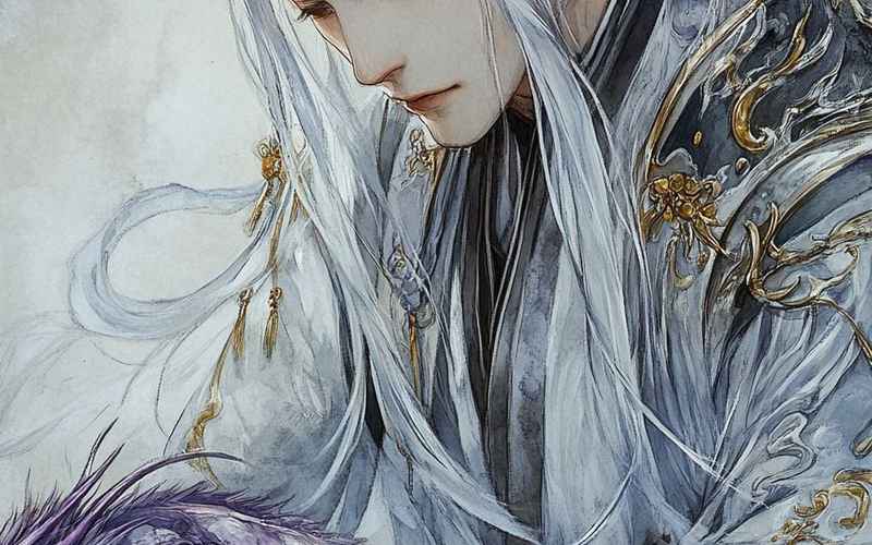 孤月临天君临天下两心何依尘世独归