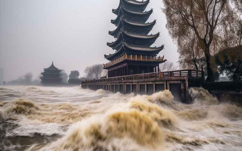 《溯浪于江月：越城春秋的烽烟与情缘》