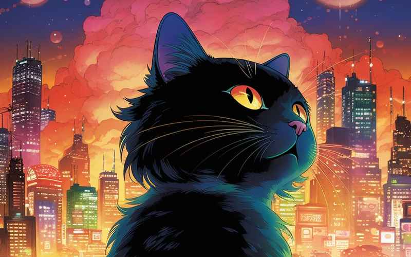 黑猫旅社：霓虹灯下的都市解忧奇缘