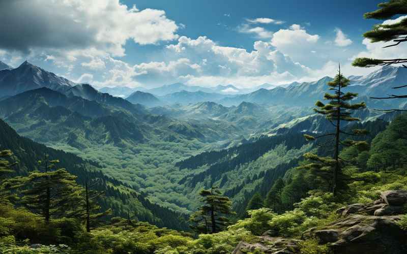吉木萨尔：古韵高山自然风光森林海拔
