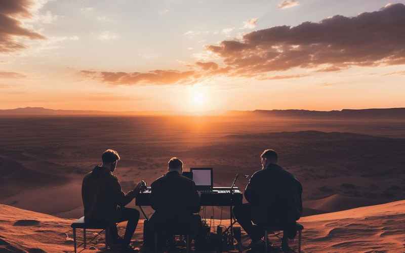 和同事一起，感受美好风景