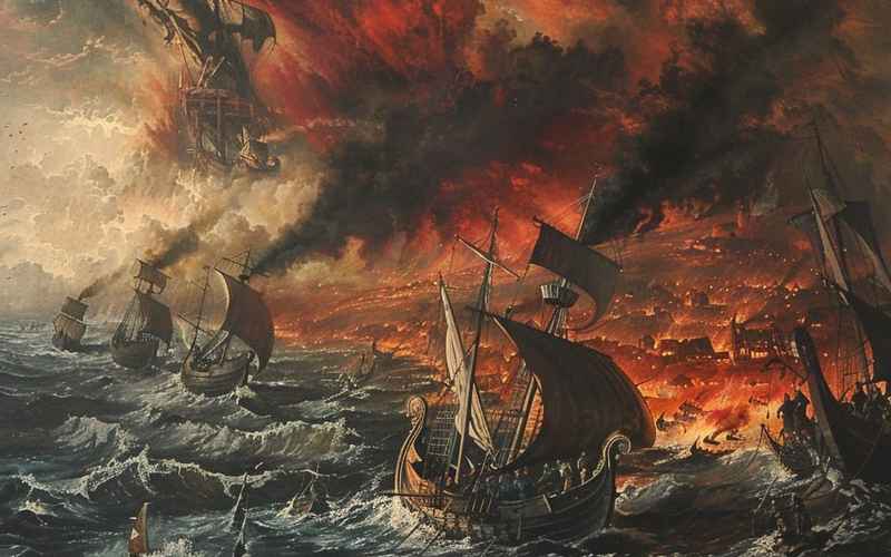 烽火孤舟暗礁激浪 烽火孤舟暗礁激浪