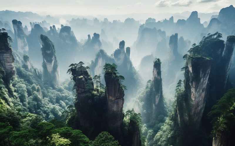 绝美之旅:张家界秋季风光探秘 绝美之旅:张家界秋季风光探秘