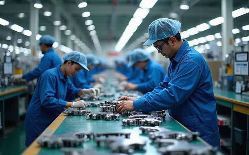 汽车配件冲压件【汽车配件冲压件车间作业图片】