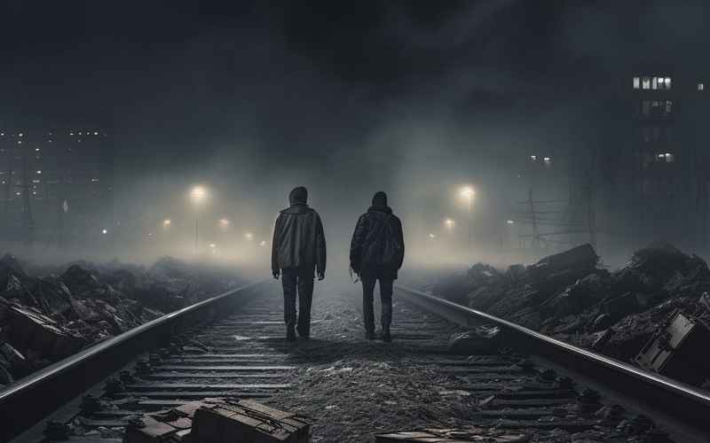 《铁轨尽头：白色牢笼下的生死抉择》