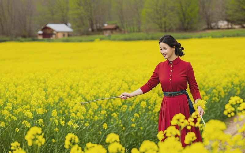金黄花海映浮生