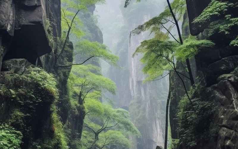 蒲縣絕美山水畫中仙境