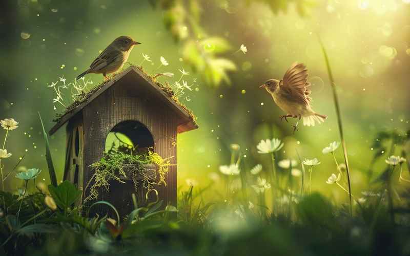 新巢筑心暖，繁花迎春天